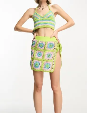 Top de baie COLLUSION, mix culori