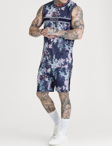Pantaloni scurti SikSilk, bleumarin