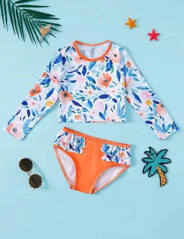 Costum de baie Shein Kids, mix culori