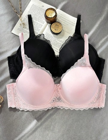 Set sutiene 2 bucati SHEIN, mix culori
