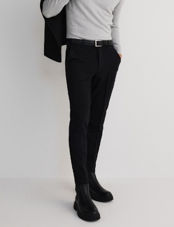 Pantaloni Reserved, negru