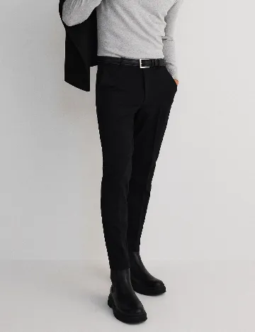 Pantaloni Reserved, negru