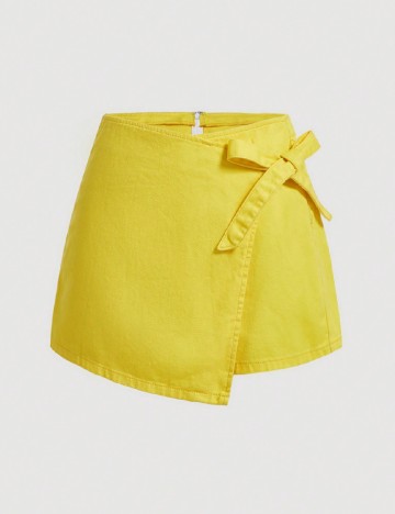Fusta pantalon SHEIN, galben