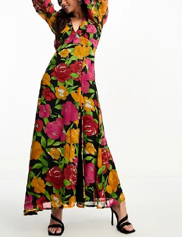 Rochie medie Miss Selfridge, floral print