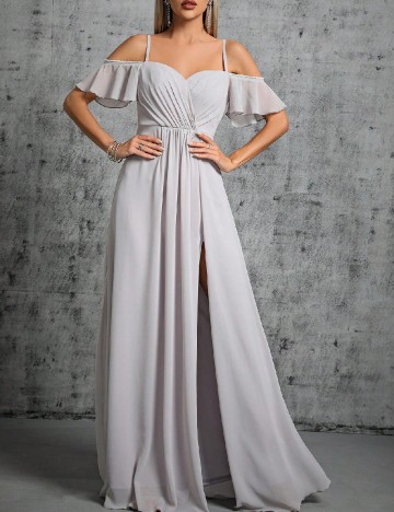 Rochie lunga SHEIN, gri