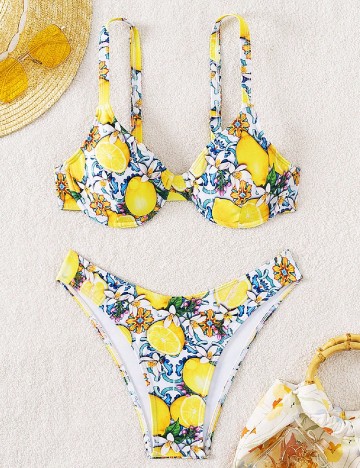 Costum de baie SHEIN, mix culori