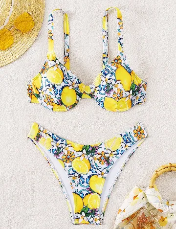 Costum de baie SHEIN, mix culori