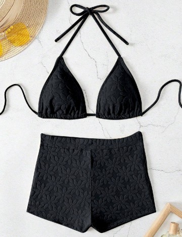 Costum de baie SHEIN, negru