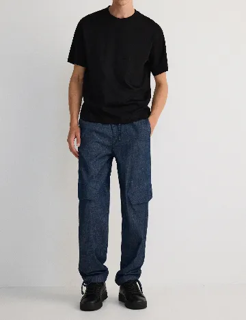 Tricou Reserved, negru