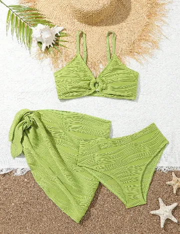 Costum de baie Shein Kids, verde