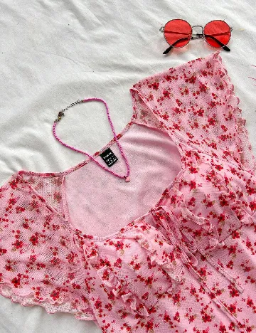 Rochie scurta SHEIN, roz