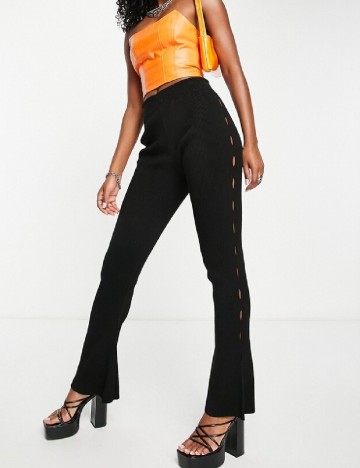 Pantaloni FASHIONKILLA, negru
