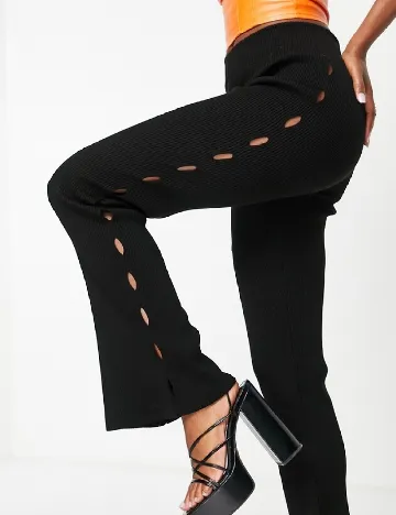 Pantaloni FASHIONKILLA, negru