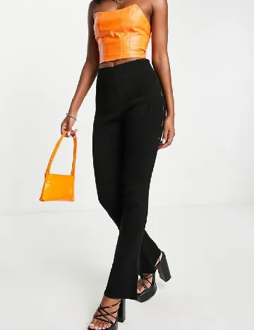 Pantaloni FASHIONKILLA, negru