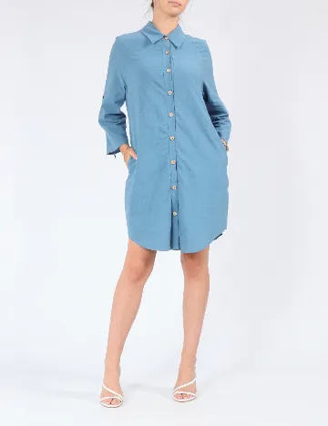 Rochie scurta SHEIN, albastru Albastru