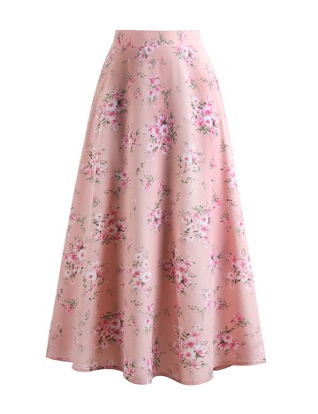 Fusta SHEIN CURVE, roz