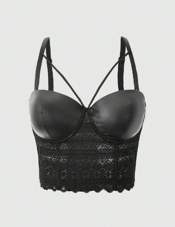 Top SHEIN, negru