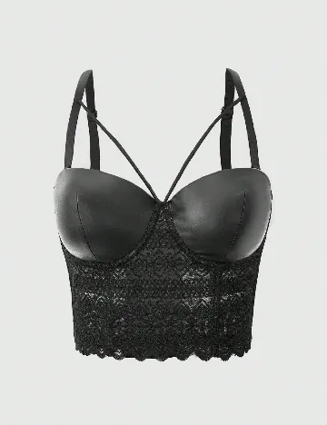 Top SHEIN, negru