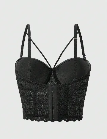 Top SHEIN, negru
