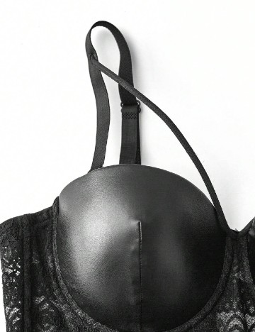 Top SHEIN, negru