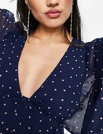 Rochie scurta ASOS, bleumarin