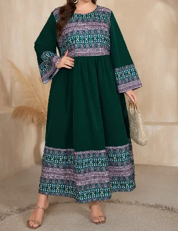Rochie lunga SHEIN CURVE, mix culori