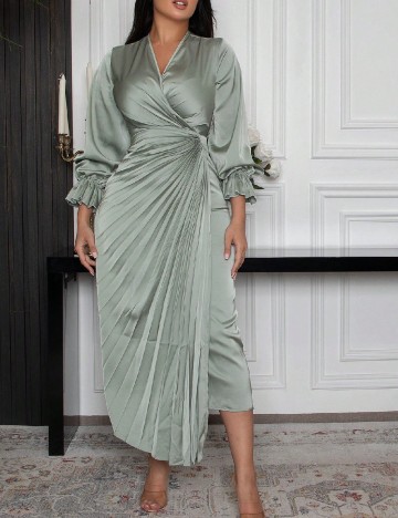 Rochie lunga SHEIN, verde