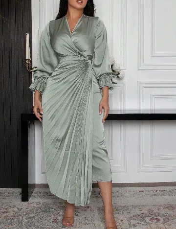 Rochie lunga SHEIN, verde
