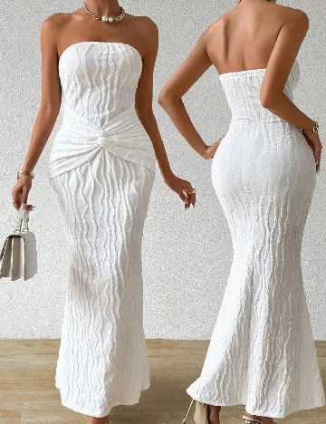 Rochie lunga SHEIN, alb