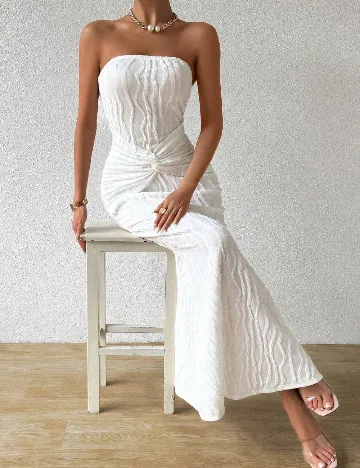 Rochie lunga SHEIN, alb