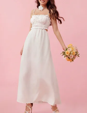 Rochie lunga SHEIN, alb