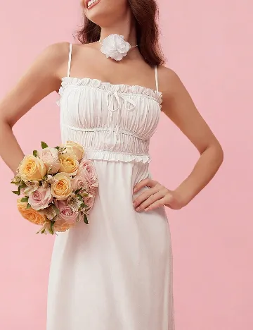 Rochie lunga SHEIN, alb