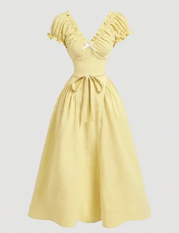Rochie medie SHEIN, galben