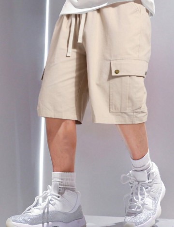 Pantaloni scurti SHEIN, bej