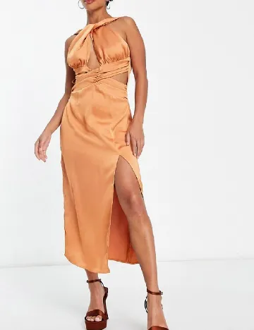 Rochie medie IN THE STYLE, portocaliu