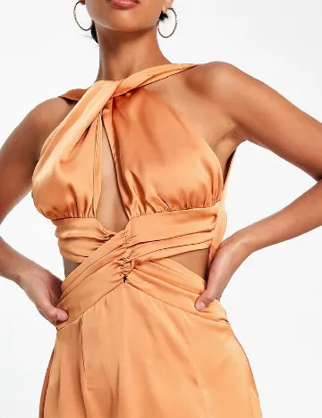 Rochie medie IN THE STYLE, portocaliu