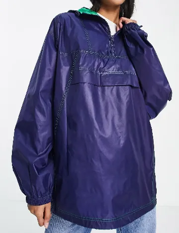 Jacheta de ploaie ASOS, albastru