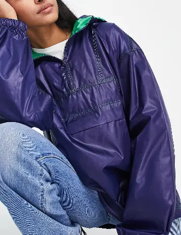 Jacheta de ploaie ASOS, albastru