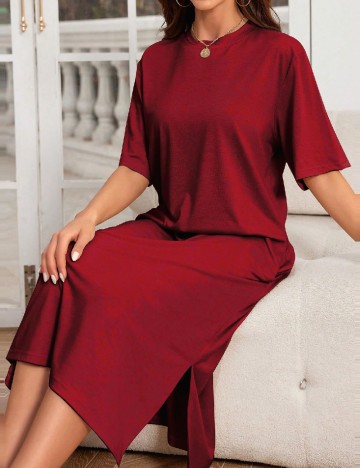 Rochie medie SHEIN, rosu