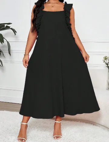 Rochie lunga SHEIN CURVE, negru