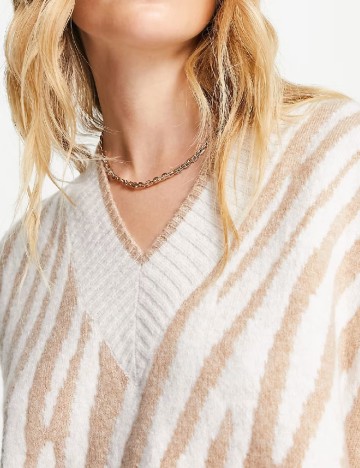 Vesta Top Shop, alb/crem