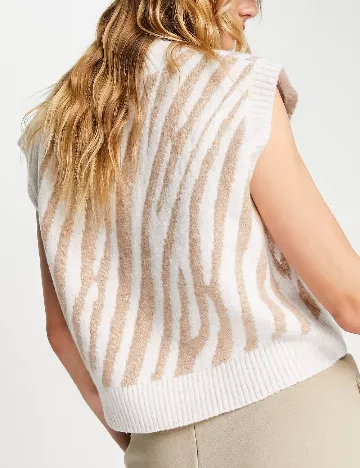Vesta Top Shop, alb/crem Alb