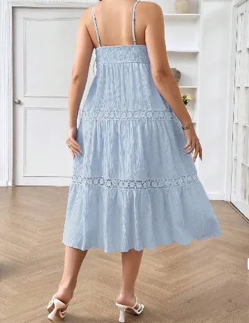 Rochie medie SHEIN CURVE, albastru