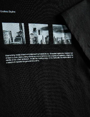 Tricou Reserved, negru