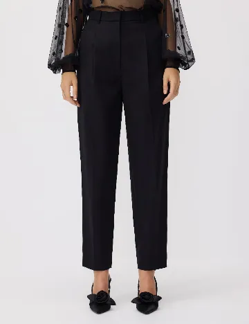 Pantaloni Reserved, negru