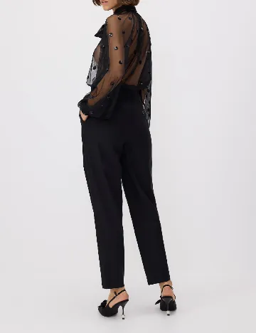 Pantaloni Reserved, negru