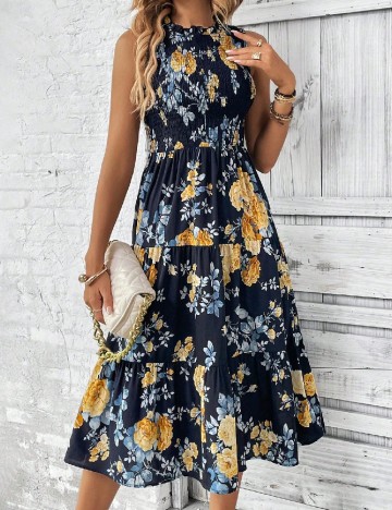 Rochie medie SHEIN, bleumarin