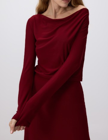 Bluza Reserved, visiniu