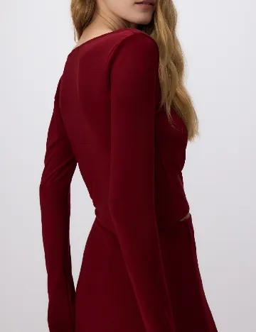 Bluza Reserved, visiniu