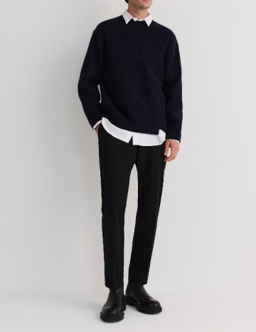 Pantaloni Reserved, negru